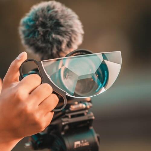 Camera Filter Photography Foreground Blur Film Photography Props Semicircle Glass Kaleidoscope Filter Camera Accessories