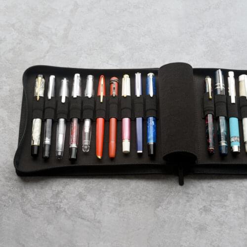 JINGHAO Black Pencil Cases