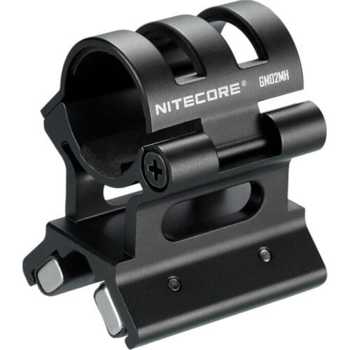NITECORE GM02MH Mount Magentic Weapon Gun Mount Fits Flashlight with a body diameter of 25.4mm SRT7GT P12GTS MH40GTR