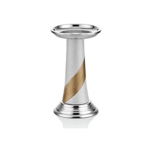 Lamedore White Gold Silver Based Candle holder 21cm