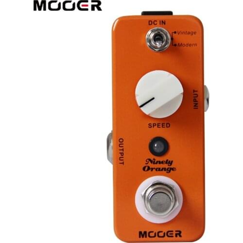 Mooer Ninety Orange Phaser Pedal Guitar Effects Full Analog Circuit Vintage/Modern Modes Metal Shell Guitar Accessories