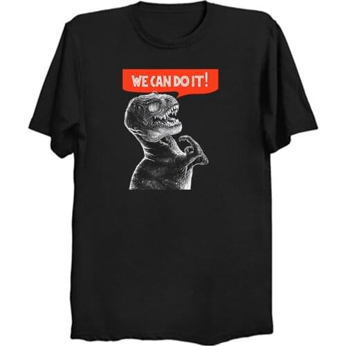 2021 Summer Style T Shirt men Harajuku T-Shirt Funny T shirt Jurassic Park Design men Short Sleeve Top Tee Streetwear Tshirt