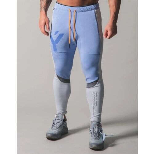 Joggers Sweatpants Mens Casual Pants Skinny Trousers Male Gym Fitness Workout Training Cotton Trackpants 2020 New Sportswear