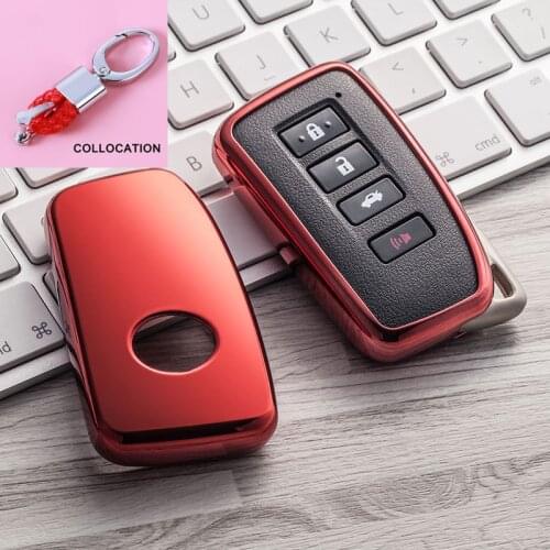 New Soft TPU Car Key Case Cover For Lexus NX GS RX IS ES GX LX RC 200 250 350 LS 450H 300H KeyShell keychain keyring Accessories