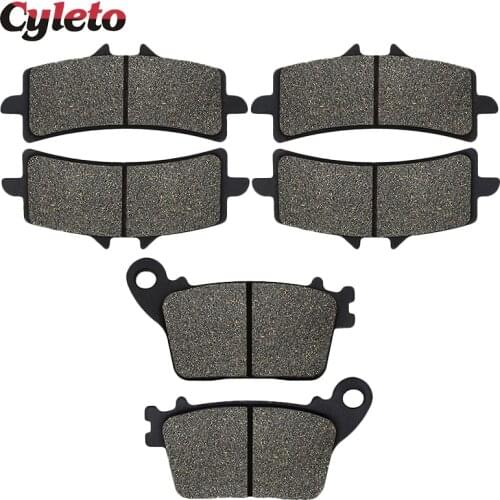 Cyleto Motorcycle Front and Rear Brake Pads for SUZUKI GSX-R 1000 GSX-R1000 GSXR1000 GSXR 1000 2012 2013 2014 2015