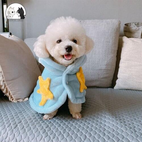 Star Cute Dog Pajamas Pet Puppy Clothes Clothing Soft Pets Dogs Coat Costume for Small Medium Dogs Chihuahua French Bulldog Pug
