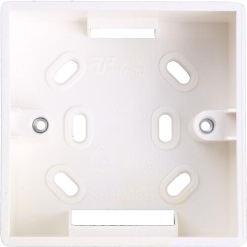 86X86 PVC Junction Box Wall Mount Cassette For Switch Socket Base