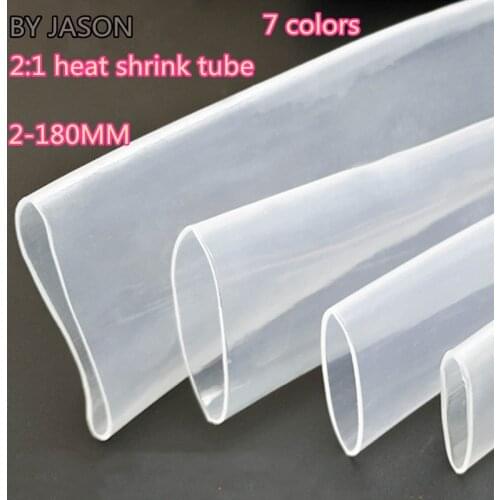 1 Meter heat shrink tube transparent termoretra Clear heat shrinkable tubing Wrap Wire kits 2:1 heat shrink tube Sell Connector