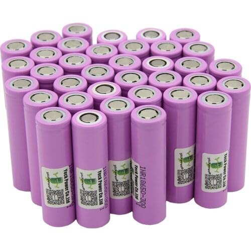 Russian Warehouse Fast Delivery INR18650 30Q battery lithium batteries li-ion 30A 10C 3000mah 3.7V / 18650 battery charger
