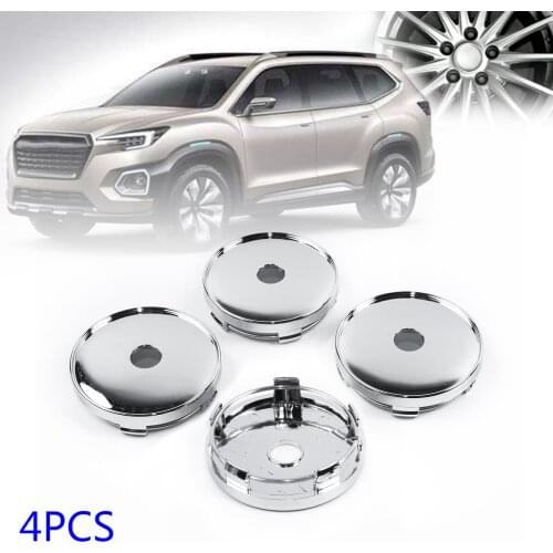 4pcs Car Hub Center Covers Car Wheel Center Cap Silver Wheel Center Cap ​Silver Universal Car Vehicle Wheel Hub Center Cap Cover
