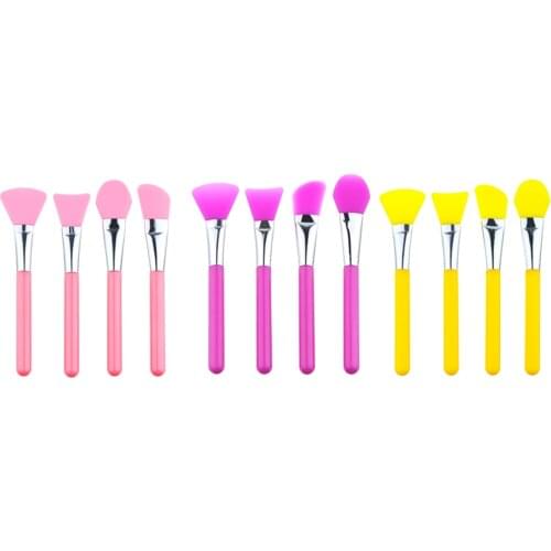 4Pcs Facial Brushes for Applying Sleeping Facial /Facial Mud /Body Lotion Applicator Tools - Choose Colors