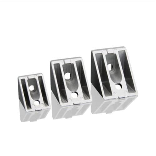 5PCS Industrial aluminium profile fittings - 45 degree bevel aluminium profile connectors - Corner code - corner fittings
