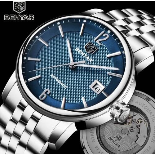 BENYAR Automatic mechanical watches sports diver luxury brand men wrist watches watch man watch Relogio Masculino