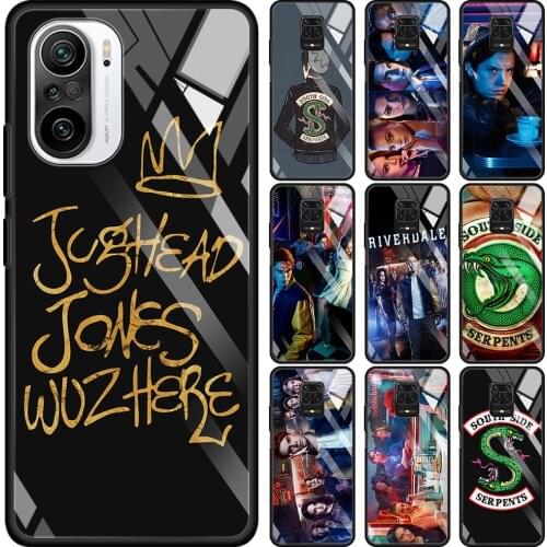 Transparent Glass Case For Redmi Note 9S 9 8 Pro 8T 7 9C 9S 6A 10 K40 K30 9T 8A Bumper Hot TV show Riverdale