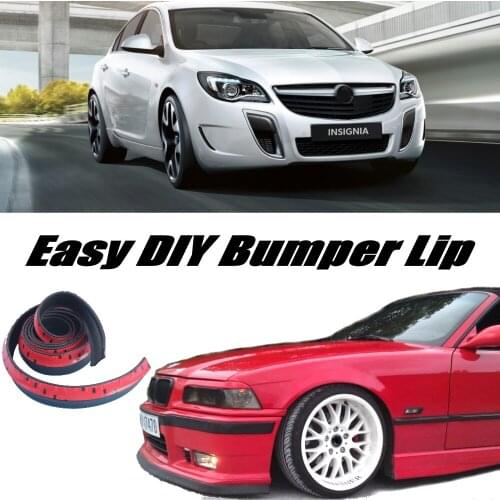NOVOVISU Bumper Lip Lips For Holden Insignia / Front Skirt Deflector Spoiler For Car Tuning / Recommend Body Kit + Strip