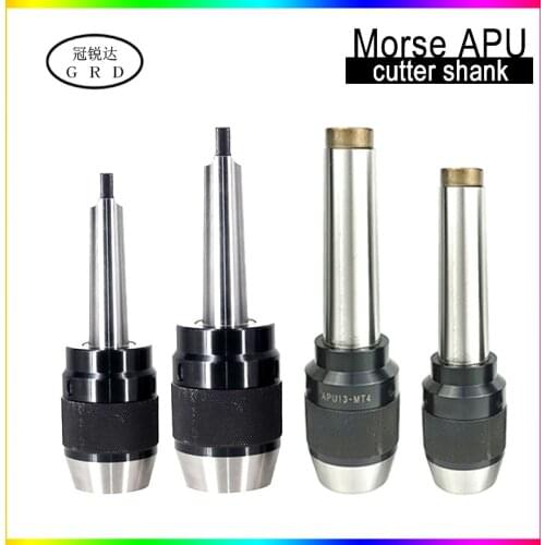 MT2 MT3 MT4 APU13 APU16 milling machine tool holder, one-piece morse self-tightening drill chuck MTA2/3/4 MTB2/3/4 Cutter shank
