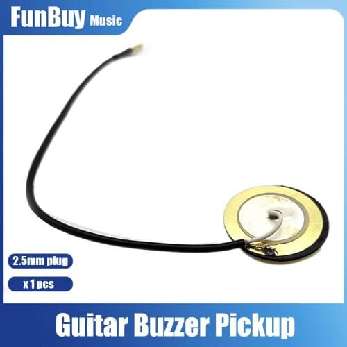 Diameter Copper Piezoelectric Buzzer Piezo Electric Disc Acoustic Mandolin Ukulele DIY Transducer Pickup