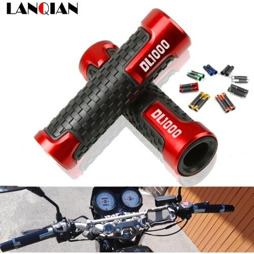 DL1000 7/8'22MM CNC Aluminum plastic Hand Motorcycle handlebar grip handle bar Motorbike grip For Suzuki dl1000 DL 1000 D L 1000