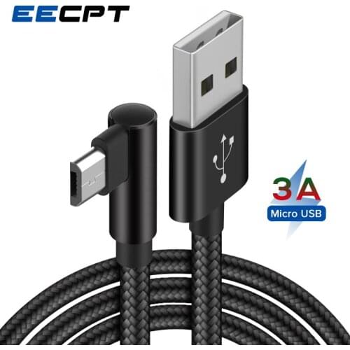 EECPT 3A Micro USB Cable Data Wire Fast Charging Phone Charger Cord for Android Samsung Xiaomi Redmi Note 5 Pro Microusb Adapter