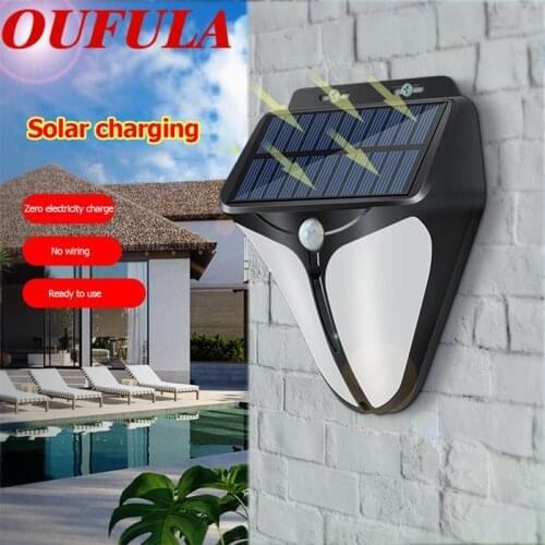 BROTHER Solar Wall Light Intelligent Light Controls Body Sensor Eagle Eye Villa Garden Light