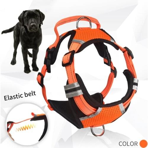 Pet accessories no pull dog harness k9 nylon 3m reflective vest breathable large small dog leash led collar Labrador pitbull pug