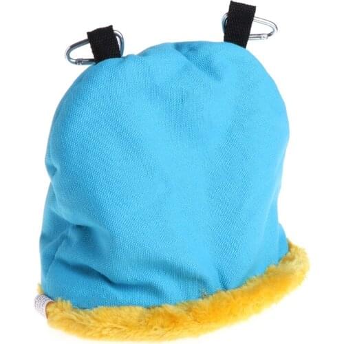 New Parrot Nest Plush Warm Winter Hammock Pet Bird Hanging Swing Bed Cave 3 Size