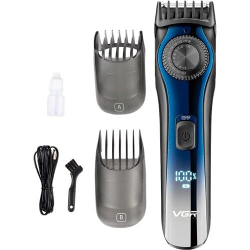 VGR V-080 Professional Electric Hair Trimmer Beard for Men Cutting Machine Haircut Head Edge Adjustable Clipper