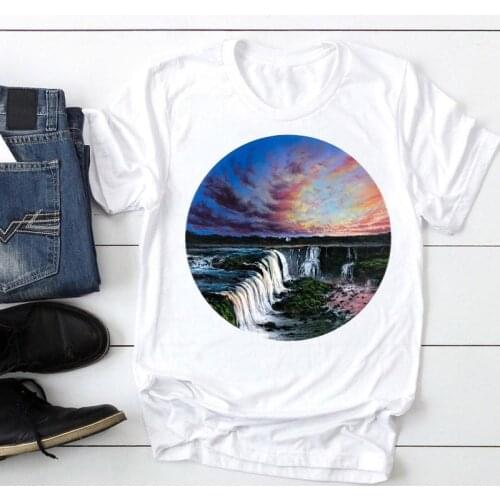 Women Short Sleeve Travel Happy Road Trip Fashion Cartoon Summer Graphic T Top Lady Print Tee Female Tshirts Clothes T-Shirt