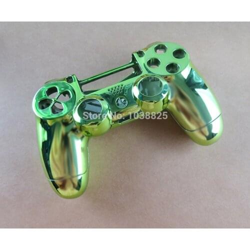 1pc JDS040 JDM040 PS4 PRO 4.0 V2 Controller Chrome Plating Housing Shell Cover Case Replacement For Playstation 4 Pro