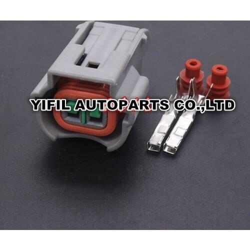 10pcs/lot PU465-02127 2 Pin Nozzle Plug Waterproof Automotive Female Connector For Kia k2 K3 K5 Hyundai Elantra Cerato Tucson