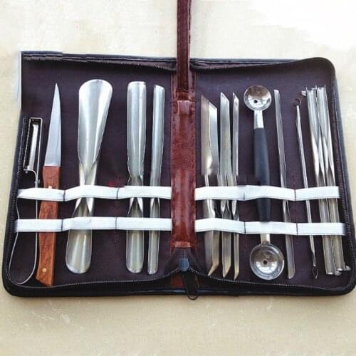 13Pieces/Lot Differents Multifunctional Stainless Steel Food Sculpture Knife Set Fruit Sculpture Carving Knives