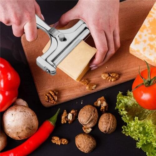2pcs Cheese Slicer Adjustable Grater Planer Aluminum Butter Nonstick Cheese Butter Rallador Cutter for Home Kitchen Slicing Tool