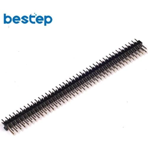 20PCS 2.54mm 2x40 Pin Male Double Row Pin Header Strip