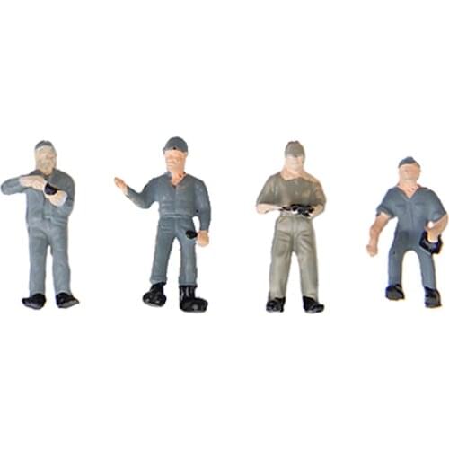 25 Model Train Railway Worker People Figures Diorama Layout HO Scale 1:87