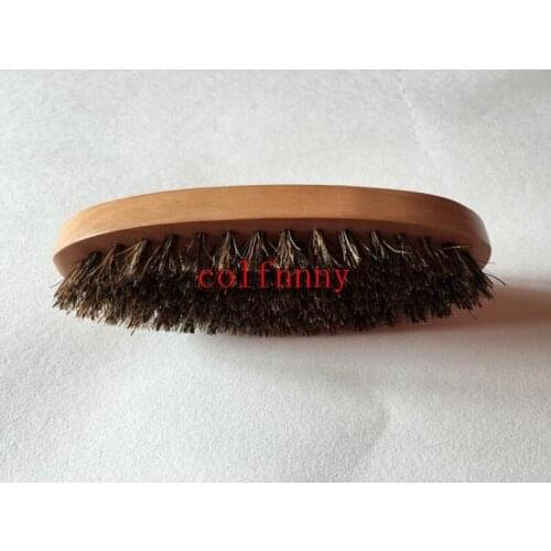 300pcs/lot Fast Shipping Wholesale Custom Beard Wooden Brush Wild Boar Bristle Brush