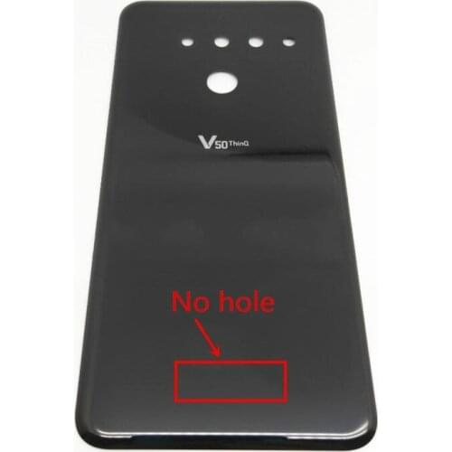 3D Glass Battery Cover For LG V50 ThinQ 5G Version LM-V500N V500 Battery Door Back Glass Housing Cover+Adhesive
