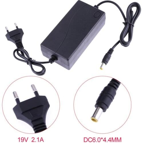 19V 2.1A AC to DC Power Adapter Converter 6.5-6.0*4.4mm for LG Monitor Supply EU US Plug charger for LCD TV GPS Navigation