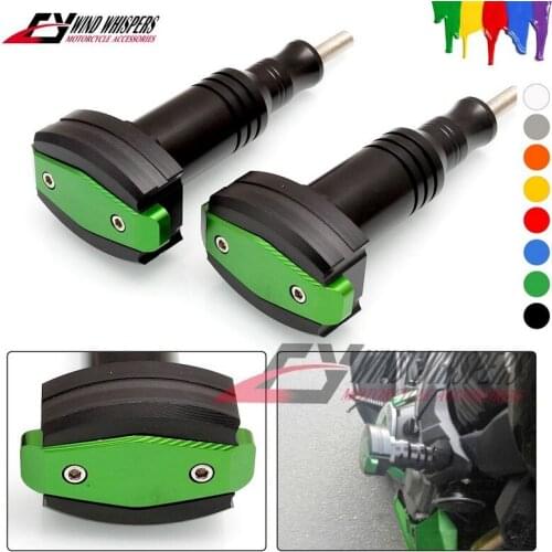 Motorcycle CNC Aluminum Falling Protection Frame Sliders Crash Protector For Kawasaki Z900 2017