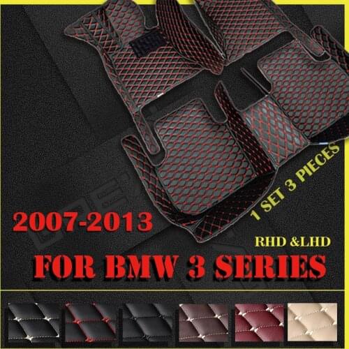 Floor mats for BMW 3 series convertible car 2007 2008 2009 2010 2011 2012 2013 Custom auto foot Pads automobile