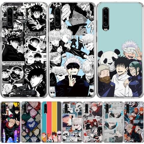 New jujitsu Kaisen animation Phone Case For Huawei Mate 30 20 10 P40 P30 P20 P10 Pro Lite P Smart Z Plus 2019 2018 Cover Coque