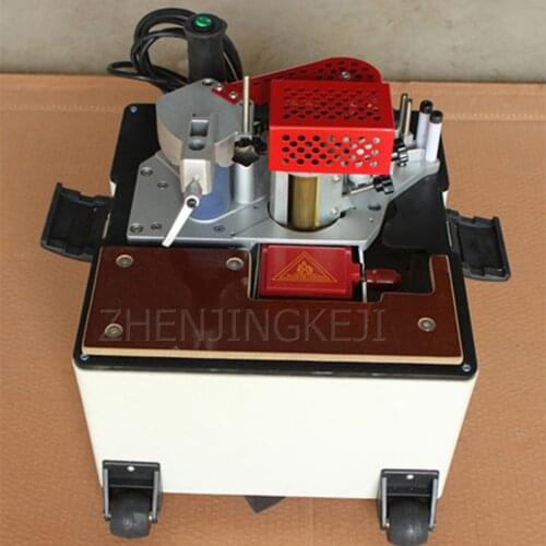 Woodworking Edge Banding Machine Semi-automatic Portable Curve Straight Line Edge Banding Woodworking Tools Double Sided Glue