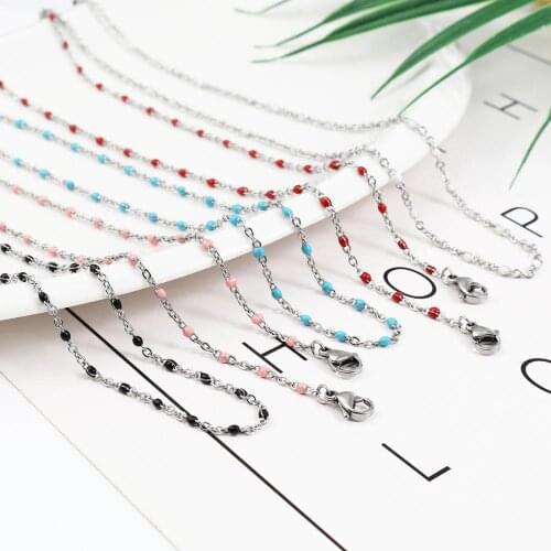 Doreen Box Stainless Steel Face Mask And Glasses Neck Strap Lariat Lanyard Necklace Silver Color Jewelry 51cm long, 1 Piece