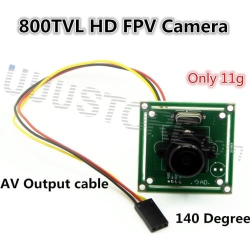 HD 800TVL 140 Degree 3.6MM Mini SONY CCD LENS FPV Camera For RC Helicopter DJI phantom 2 FPV Photography QAV250 Racing drone 11g