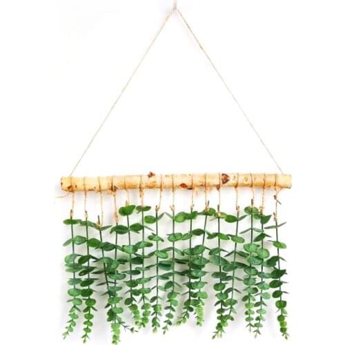 Artificial Plant Vines Wall Hanging Simulation Rattan Leaves Branches Green Plant Ivy Leaf Home Wedding Decoration Plant