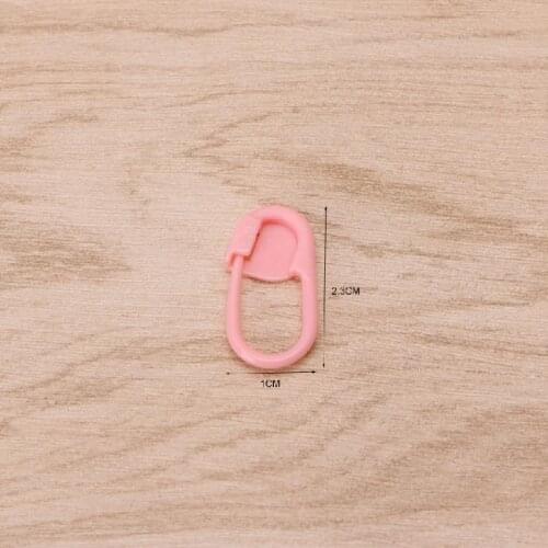 K5DC 100Pcs Colorful Knitting Stitch Markers Crochet Locking Tool Craft Ring Holder