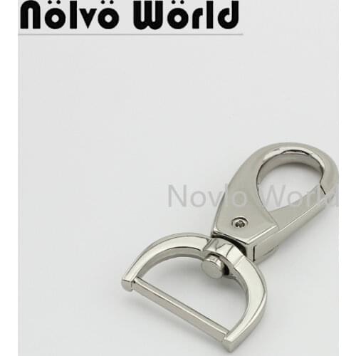 Nolvo World 5-20-100pcs 4 colors 62*25.5mm 1" metal buckle dog collar buckle chain clasp lobster swivel snap hook buckle