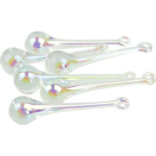 Fashion Design Modern AB Color Crystal Raindrop Prism Crystal Chandelier Parts Lighting Fixture LED Ceiling Lamp Decoration