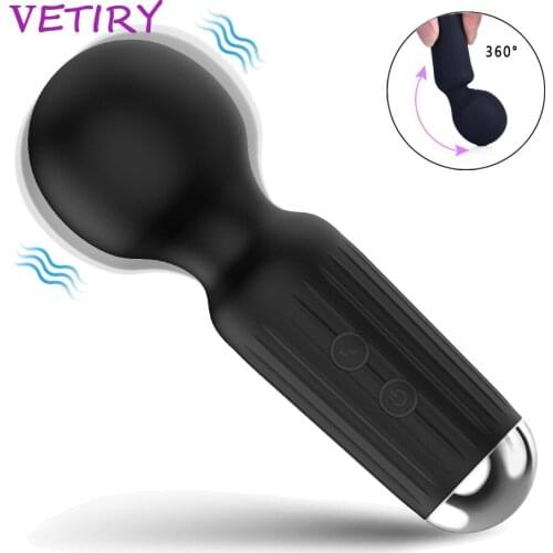 Powerful AV Stick Dildo Vibrator G Spot 20 Frequency Vagina Vibrator Female Masturbation Sex Toys For Women Clitoris Stimulator