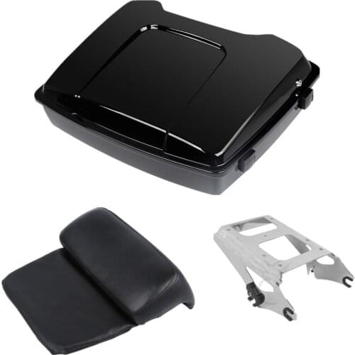 Motorcycle 5.5" Razor Pack Trunk Mount Rack Plate For Harley Tour Pak Street Glide Electra Glide Road Glide Road King 2009-2013