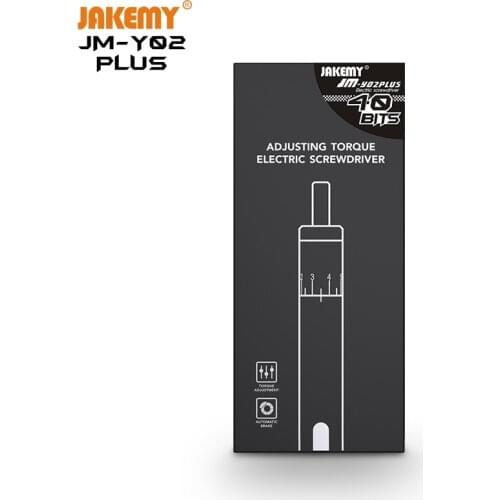 JAKEMY Y02plus Precision Electric Power Screwdriver Set DIY Repair Tool Kit for Cellphone Camera Laptop Home Improvement